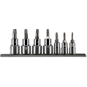 Juego 7PZ extractores tornillos Torx