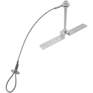 Gancio golfare GOL-FLEX lineare per linee vita tipo A