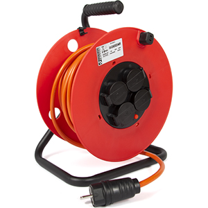 Enrouleur avec prise schuko francais