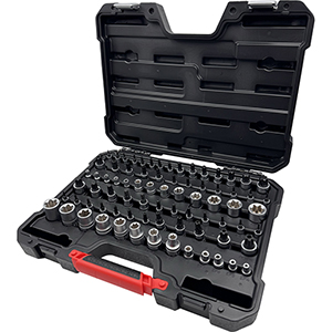Maletín de vasos y puntas Torx/Torx Plus 77 pcs