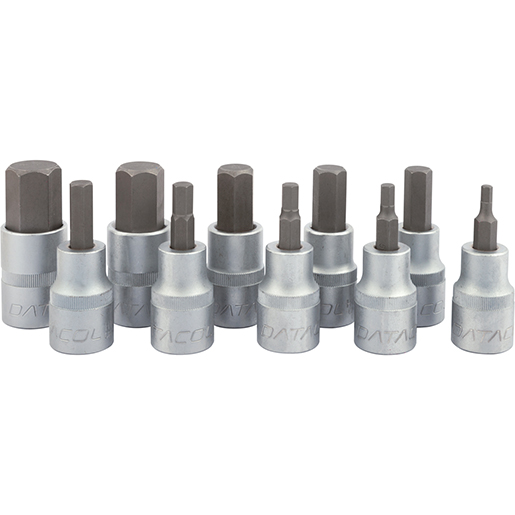 Llaves de vaso macho hexagonales cortas