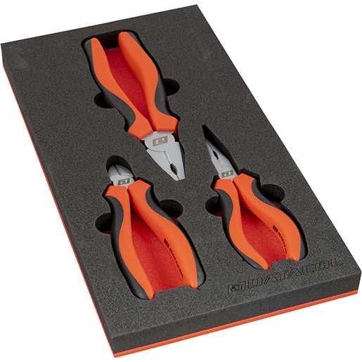 Jeu de pinces et pinces coupantes servante DATACOL 6/8