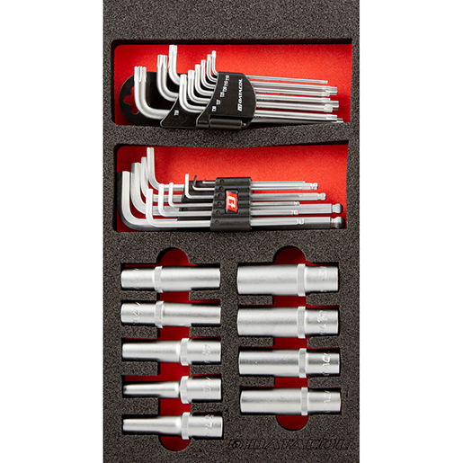 Détail de KIT JEU DE DOUILLES LONGUES ET CLÉS EN L 300