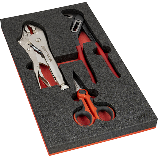 Kit pinze e forbice da elettricista per carrello M305460