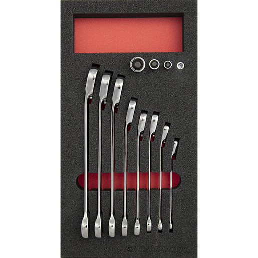 Dettaglio di Kit chiavi combinate a cricchetto per M305460 300