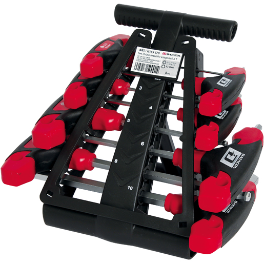 Detalle de Juego de llaves macho hexagonales T 8 piezas 300