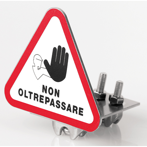 ANSCHLAGBREMSE EDEL. BEFESTIGUNGSSCHELLE