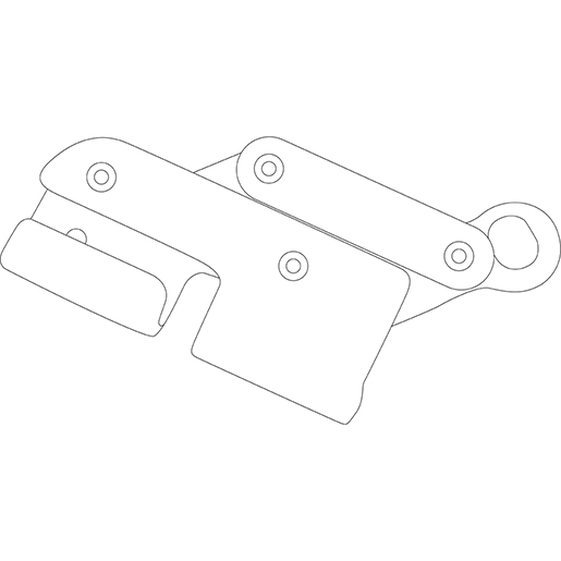 Technische Zeichnung von EDELSTAHL-SEILFALLDÄMPFER FÜR RETTUNGSLE 100