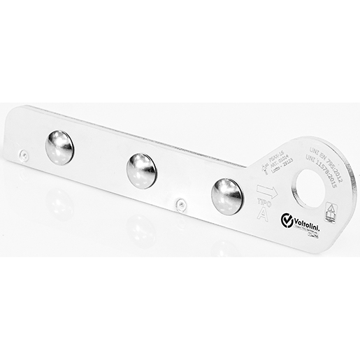 Crimped anchor point for lifelines type A