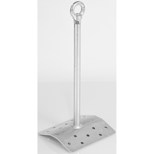 Kurz geneigte Doppelstütze für Dachlebenslinie EVOSAFE