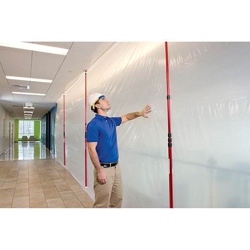 Verwendung von SATZ MIT 2 ZIPWALL-STANGEN M 6.1 505