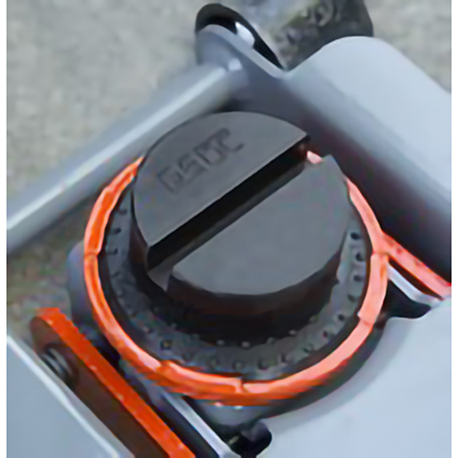 Utilisation de TAMPON CAOUTCHOUC AVEC RAINURE CENTRALE 500