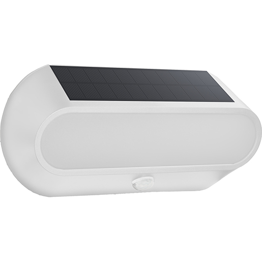 WANDLEUCHTE OVAL LED-SOLARMODUL 5W WEISS WANDLEUCHTE OVAL LED-SOLARMODUL 5W WEISS