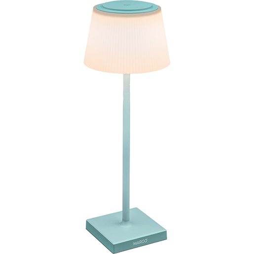 MARGO TÜRKIS WIEDERAUFLADBARE TISCHLAMPE MARGO TÜRKIS WIEDERAUFLADBARE TISCHLAMPE