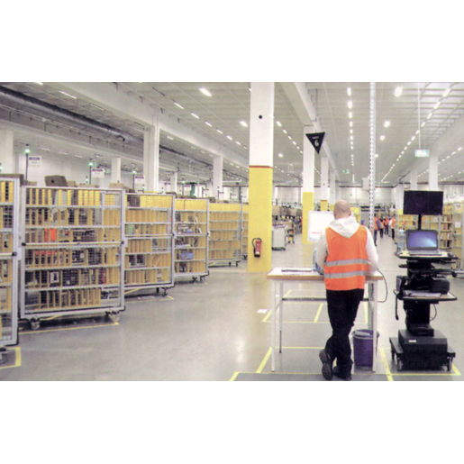 Verwendung von Deckenleuchten komplett mit LED-Röhren 505