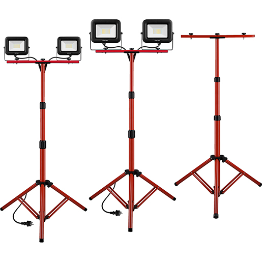 Strahler mit Dreibein-Stativ