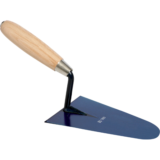 Cazzuola punta tonda manico legno