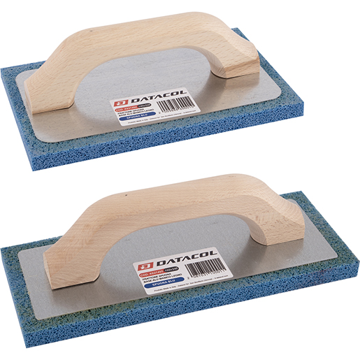 Rechteckige Schaumstoffkelle mit blauem Schwamm