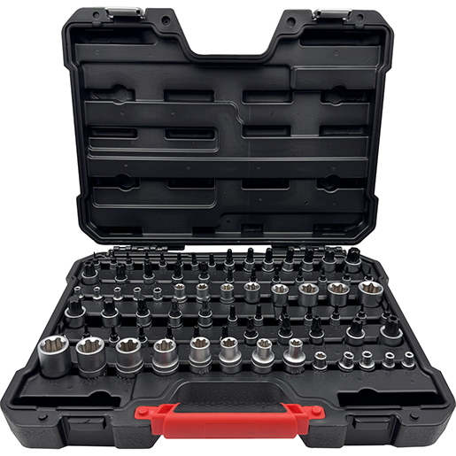 Detalle de Maletín de vasos y puntas Torx/Torx Plus 77 pcs 300