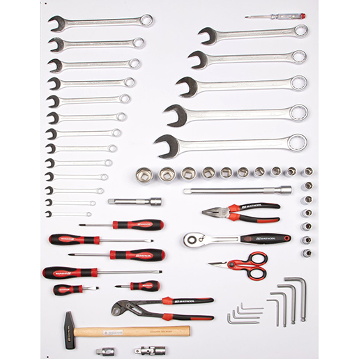 Inhalt der Werkzeugsatz für LKW-Reparaturen 58 Teile 200