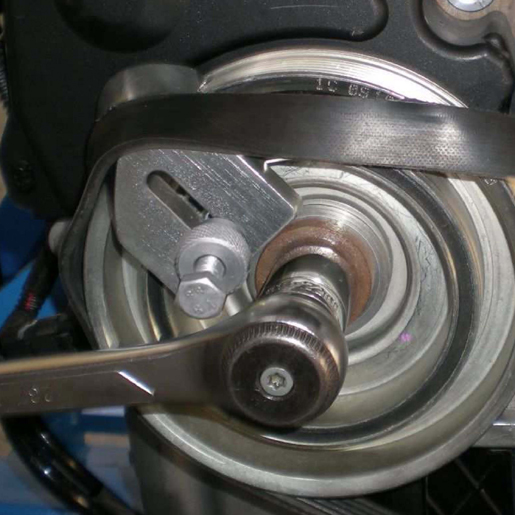 Utilisation de SET DÉPLACEMENT COURROIE 515