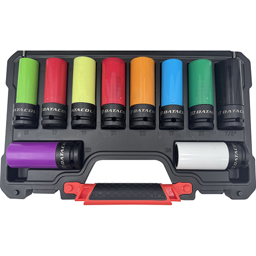 Detalle de Kit de 10 vasos impacto de 1/2" especial extracción ruedas 315