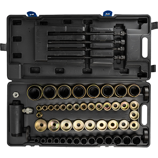 Detalle de Juego de extracción e instalación de silentblocks y cojinetes hidráulicos 305
