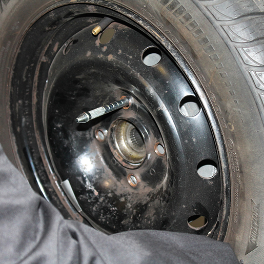 Verwendung von Satz Radstützstifte 510