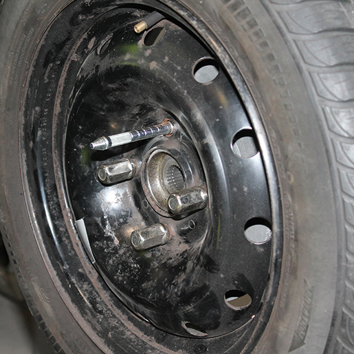 Verwendung von Satz Radstützstifte 530