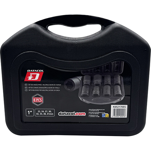 Detalle de Set de 8 vasos 1" para multiplicador de fuerza 315