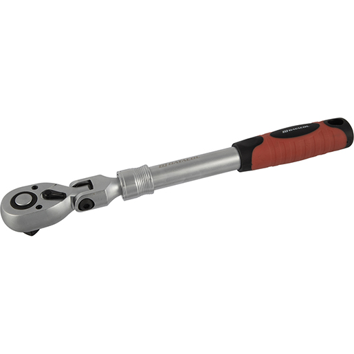 Chiave a cricchetto 1/2" estensibile e articolata a 180º