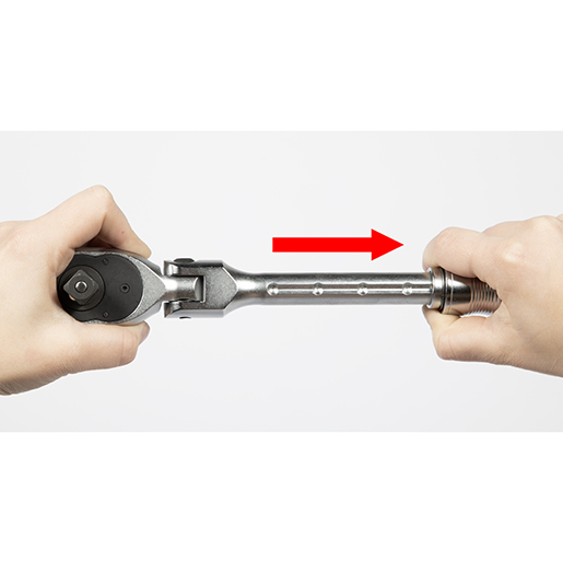 Detail von AUSZIEHBARE RATSCHE 1/2" 305