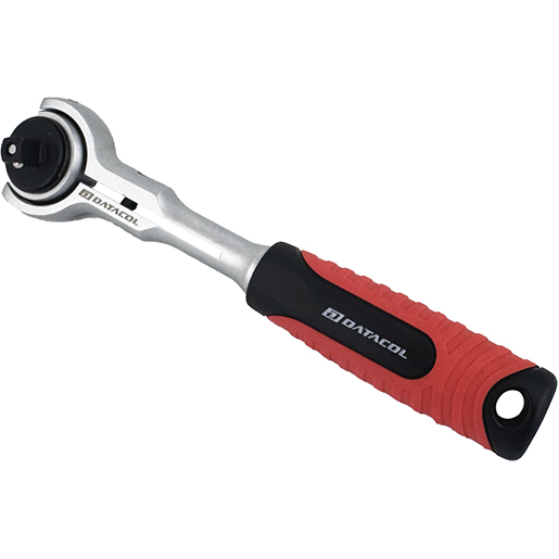 Carraca de 1/4" con cabezal giratorio