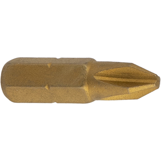 EMBOUT 1/4 L=25 PH2 REVETU TITANE