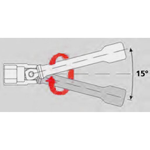 Technische Zeichnung von M/W WINKELVERLÄNGERUNG 1/2 375 MM 100