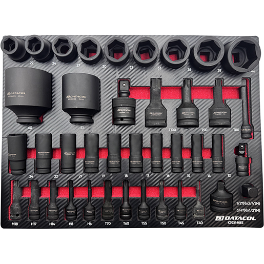 Conjunto de vasos de impacto con módulo eva