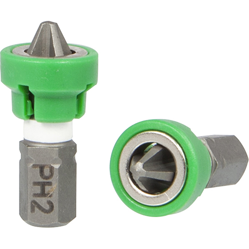 EMBOUT D-MAG PH2 BLANC-VERT 25 MM