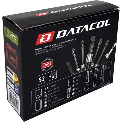 Detalle de Set de puntas de impacto con adaptador 320