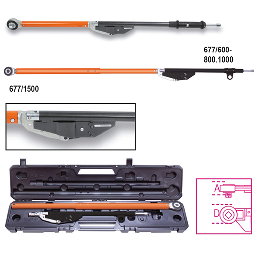 Detail von Drehmomentschlüssel mit Klick ZR für rechtsdrehende 3/4 300-1000 Nm 315