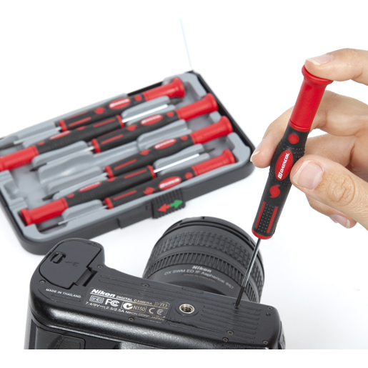 Uso de Set de destornilladores electrónicos 7 piezas 500