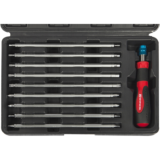 Envasado de Juego de destornilladores bivalentes C/mango 10 piezas 400