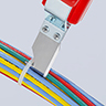 Verwendung von Professioneller manueller Abisolierer mit KNIPEX-Klinge 500