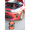 Utilisation de Démarreur d'urgence pour batterie de voiture et camion 12/24 V 500