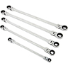 Dettaglio di Set di chiavi lunghe a doppio snodo in cromo vanadio 5 pezzi 320