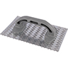 Rasatore per intonaco con lama in acciaio 250x120 mm
