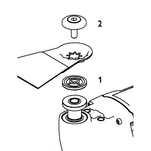 Technische Zeichnung von ZWICHENRING FÜR STERNAUFNAHME 100