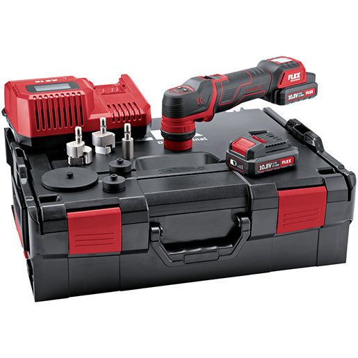 Akku-Poliermaschine 10,8 V rotierend, Exzenterschleifer, Freihub 12 mm