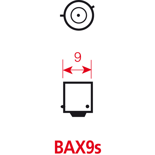 Dessin technique de LAMPE HALOGENE H 6W 12V 6W 100