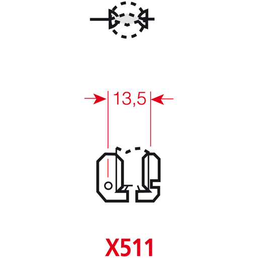 Dessin technique de AMPOULE HALOGENE H2 24V 70W 100