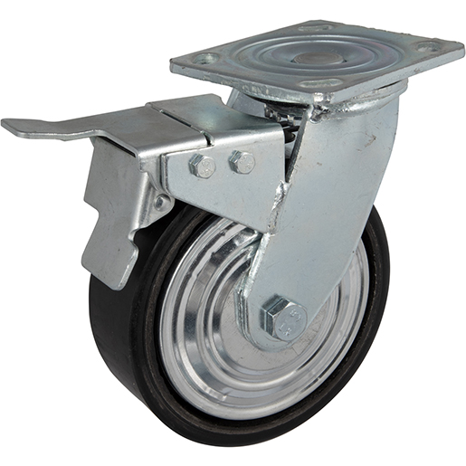 Ruota con freno per sollevatore idraulico M130210